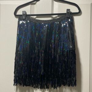 Festive Sassy Sequin Skirt
